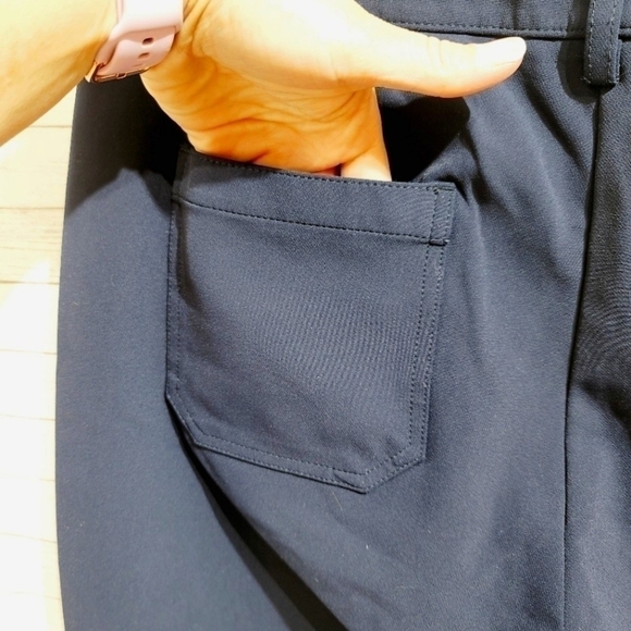 Theory Dantey Mandatory Dark Navy Pants, SZ 10 - Picture 5 of 8